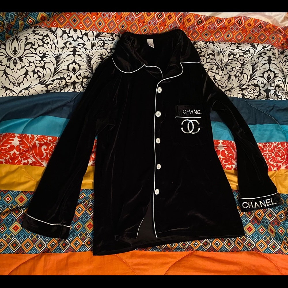 Chanel Velvet sleepwear